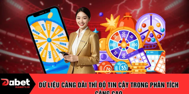 Dữ liệu càng dài thì độ tin cậy trong phân tích càng cao
